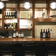 ローカウンター、ハイカウンター、どちらもご用意♪