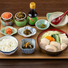 糸島どりの博多とり汁定食