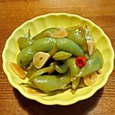焼き枝豆にんにく醤油漬け