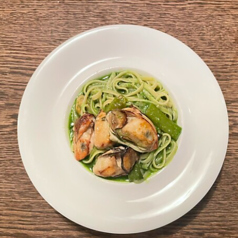 兵庫県産 牡蠣と九条葱のネギベーゼ “リングイネ”