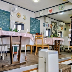 開放感のある店内
