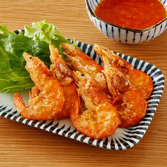 海老の唐揚げチリソース