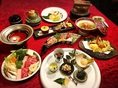 【雅コース5500円（税込）】森澤自慢の季節料理を楽しめる会席コースです。。※お写真はイメージになります。日によって内容が変わる可能性ございます。