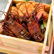 蟹と伊勢海老の食べ比べができる。