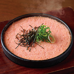 明太とろろ鉄板焼き