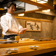 すっきりと清潔感のある店内