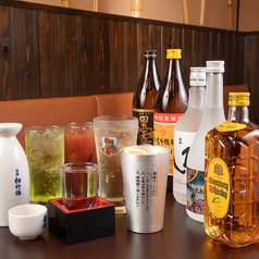 コース+2,000円(税込)で飲み放題付にできます♪