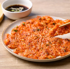 豚肉とキムチのチヂミ