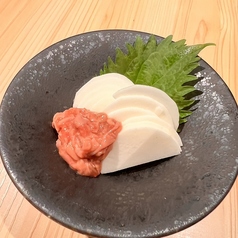 かつお酒盗とヤマイモ