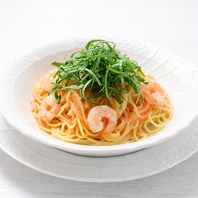 自社製麺生蕎麦パスタ♪