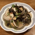 料理メニュー写真&nbsp;あさりの海苔明太酒蒸し