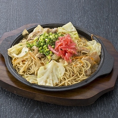 熱々!鉄板焼きラーメン