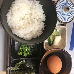 たまごソムリエコバのたまごかけごはんセット
