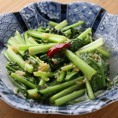 青菜のニンニク炒め