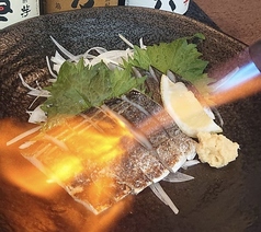 シメサバ炙りポン酢