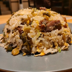 ラム肉と高菜のチャーハン