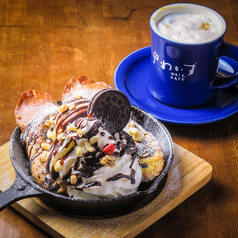 スイーツにピッタリのカフェメニューが充実♪