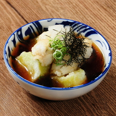 鱧と茄子の揚げ出し