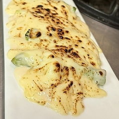 アスパラガスのチーズ焼き