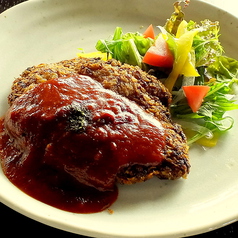 名物！手ごねハンバーグ