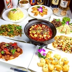 大人気の中華・四川料理が勢揃いのコース料理