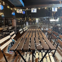 屋根ありで雨の日も安心!