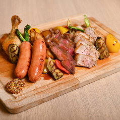 横浜赤レンガステーキ　はまぽーくのステーキの盛り合わせ