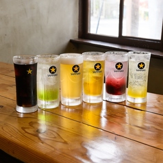 もちろん定番のお酒も数多く揃えています◎