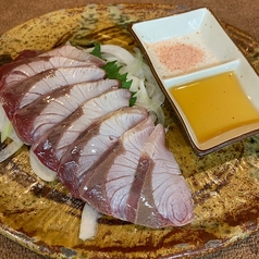 カンパチのサッと炙り ~岩塩とゴマ油~