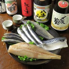 【酒によく合う魚と刺身】