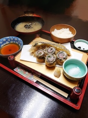 いわし梅しそ天ぷら御膳