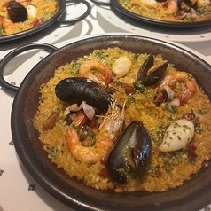 魚介のパエリア