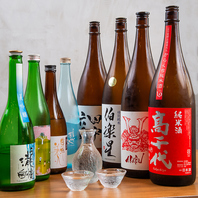 常時6種のこだわり日本酒