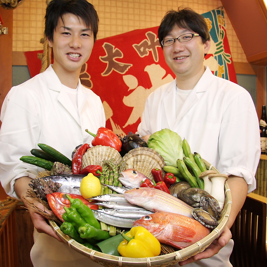 素材にもこだわりあり！鮮度抜群の海鮮や野菜を使った料理をご堪能ください☆
