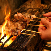 炭火焼き鳥150円～