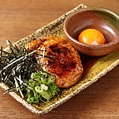 明太出汁巻き／つくねハンバーグの照り焼き