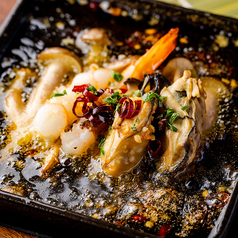 海鮮アヒージョ バケット