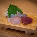 料理メニュー写真&nbsp;季節の鮮魚刺3点盛り