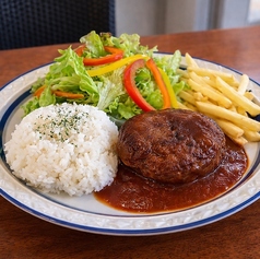 国産牛の手ごねハンバーグ ワンプレート