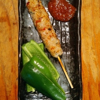 こだわりの炭火串焼き