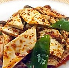 牛ハツモトのクミン炒め