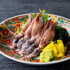 ホタルイカ刺身