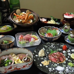 松山の海鮮と肉料理割烹むつののコース写真