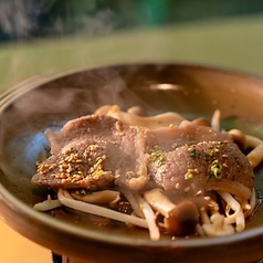 牛肉の陶板焼き定食