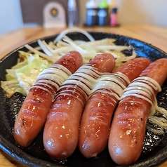 ウインナーの鉄板焼きの写真