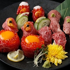 肉寿司5貫盛り合わせ