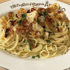青森にんにくどっさりシンプルペペロンチーノ スパゲッティ