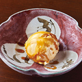 料理メニュー写真&nbsp;黒蜜がけお豆腐のアイスクリーム