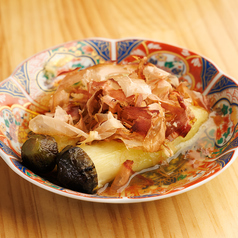 焼きナスの出汁浸し