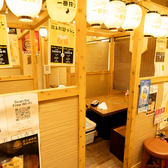 40名様からフロア貸切承ります♪当店の個室席は、少人数から団体様まで幅広くご利用頂けます。テーブル席・少人数や団体様用のフロア半分貸し切りなど様々なお席のタイプを完備！